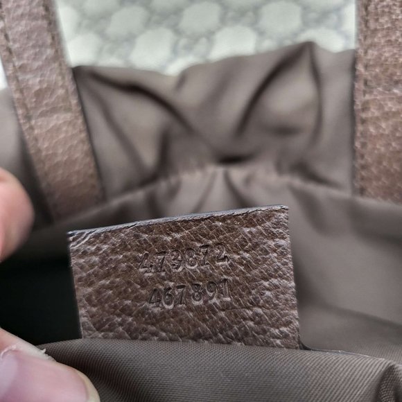 100% Authentic Gucci GG Drawstring Backpack - Picture 10 of 13